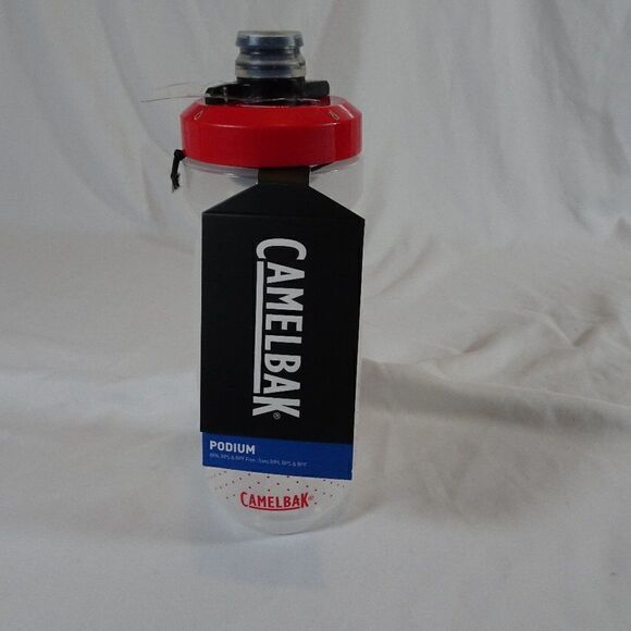 Camelbak Podium Fiery Red Water Bottle 21oz. - Picture 1 of 6